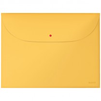 Obálka na dokumenty Leitz Cosy, neprůhledná, žlutá 3 kusy