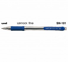 Kuličková tužka UNI SN-101 LAKNOCK FINE 0,7 mm modrý