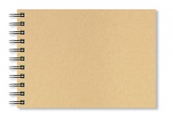 Skicák A4 Artgecko Krafty 150g/m2 40 bílých listů spirála na šířku