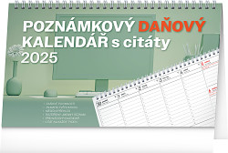 Kalendář Poznámkový daňový s citáty 2025
