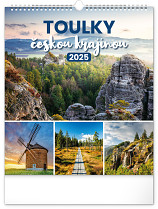 Kalendář nástěnný Toulky českou krajinou 2025