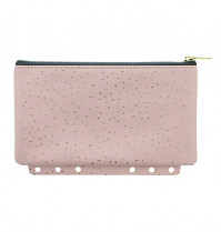 Filofax CONFETTI osobní/A5 náplň Multi - penál na zip Rose Quartz
