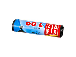 Odpadkové pytle Alufix Economy 60l, 10µm 59x72cm 20ks černé