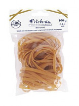 Gumičky VICTORIA 10cm x 5mm 100 g přírodní barva 