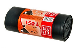 Odpadkové pytle ALUFIX PREMIUM 150l, 10ks 40µm 78x105cm černé