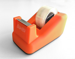 Odvíječ lepicí pásky s páskou BANTEX oranžový