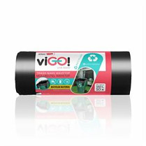 Odpadkové pytle Vigo 160l, 10ks 31µm 90x130cm černé s uchy