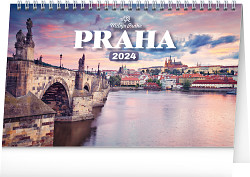 Kalendář stolní Miluju Prahu 2024