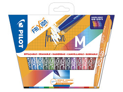 Roller gel. Pilot Frixion Ball 0,7 mm 15-sada   