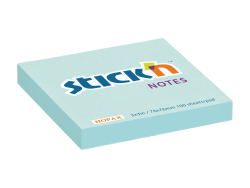 Samolepicí bločky Stick'n 76 x 76mm pastelově modrý