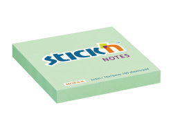 Samolepicí bločky Stick'n 76 x 76mm pastelově zelený