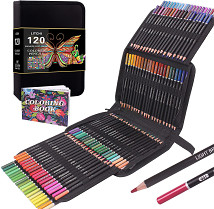 Pastelky BAJOTIEN Premium Soft Touch, Colored Pencils,  120 ks sada  v pouzdře  