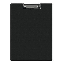 Podložka psací DONAU s klipem se zakrývací deskou A4 PVC černá