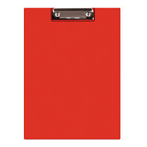 Podložka psací DONAU s klipem se zakrývací deskou A4 PVC červená 