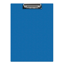 Podložka psací DONAU s klipem se zakrývací deskou A4 PVC modrá