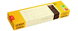 Sušenky BAHLSEN Choco Leibniz Black & White polomáčené 125g bílé