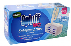 WC závěsy se svěží vůní  SPLUFF WC Brezza Marina - 4 ks v balení 