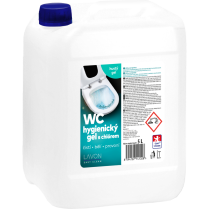Čistič LAVON  WC gel hygienický s chlorem 5l  