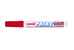 Popisovač lakový UNI Paint Marker PX-20 Medium kulatý hrot 2,2 - 2,8 mm červený