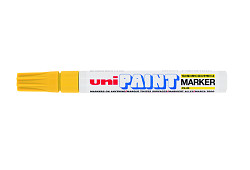 Popisovač lakový UNI Paint Marker PX-20 Medium kulatý hrot 2,2 - 2,8 mm žlutý