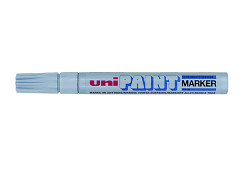 Popisovač lakový UNI Paint Marker PX-20 Medium kulatý hrot 2,2 - 2,8 mm stříbrný