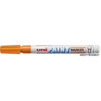 Popisovač lakový UNI Paint Marker PX-21 Fine kulatý hrot 0,8 - 1,2 mm oranžový