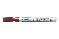 Popisovač lakový UNI Paint Marker PX-21 Fine kulatý hrot 0,8 - 1,2 mm hnědý