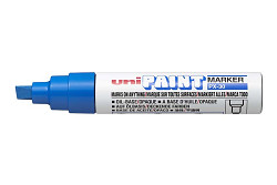 Popisovač lakový UNI Paint Marker PX-30 klínový hrot Bold 4,0 - 8,5 mm modrý