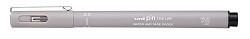 Kreativní liner UNI PIN 05 voděodolný 0,5 mm světle šedý