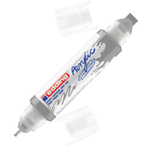 Popisovač akrylový EDDING e-5400 3D stříbrný 923