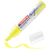 Popisovač akrylový EDDING e-5000 klínový hrot B  neonově žlutý 065