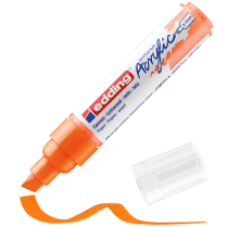 Popisovač akrylový EDDING e-5000 klínový hrot B  neonově oranžový 066