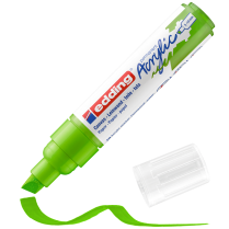 Popisovač akrylový EDDING e-5000 klínový hrot B  zelenožlutý 927