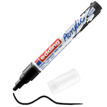 Popisovač akrylový EDDING e-5100  kulatý hrot M černý 901