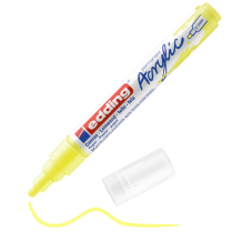 Popisovač akrylový EDDING e-5100  kulatý hrot M neonově žlutý 065