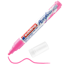 Popisovač akrylový EDDING e-5100  kulatý hrot M neonově růžový 069