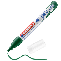Popisovač akrylový EDDING e-5100  kulatý hrot M mechově zelený 904