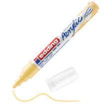 Popisovač akrylový EDDING e-5100  kulatý hrot M pastelově žlutý 915