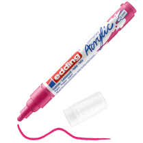 Popisovač akrylový EDDING e-5100  kulatý hrot M telemagenta 909