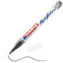 Popisovač akrylový EDDING e-5300 hrot F antracitový 926