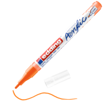 Popisovač akrylový EDDING e-5300 hrot F neonově oranžová 066