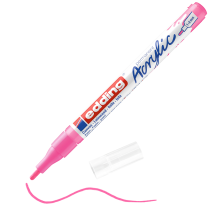 Popisovač akrylový EDDING e-5300 hrot F neonově růžová 069