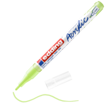 Popisovač akrylový EDDING e-5300 hrot F pastelově zelený 917
