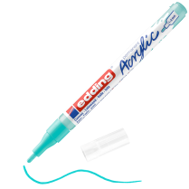 Popisovač akrylový EDDING e-5300 hrot F pompézní tyrkys 934