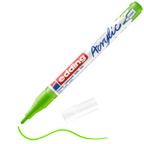 Popisovač akrylový EDDING e-5300 hrot F zelenožlutý 927