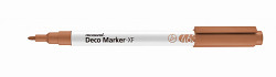 Popisovač akrylový MONAMI 463 DECO MARKER hrot 0,7mm 463-25 XF M-brown/metalicky hnědý
