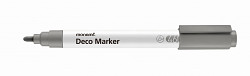 Popisovač akrylový MONAMI 460 DECO MARKER hrot 2mm 460-17 gray/šedý