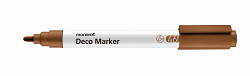 Popisovač akrylový MONAMI 460 DECO MARKER hrot 2mm 460-25 M-brown/metalicky hnědý 