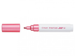Popisovač akrylový Pilot PINTOR hrot M metalicky růžový