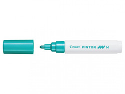 Popisovač akrylový Pilot PINTOR hrot M metalicky zelený